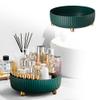 Rotary Storage Rack, Lazy Susan Turntable for Cabinet Rotating Spice Rack, 360 Rotating Storage Rack Turntable Cabinet Organizer Kitchen Storage Cosmetic Makeup Organizers (Large, Green) view 2