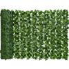Artificial Green Backdrop Fence 1.5X3m, Artificial Ivy Garland, Green Fake Ivy, for Bedroom Decoration and Fence(Size:1.5x5m) view 1