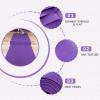 Purple Carpet Wedding Runner, 2mm Thickness Exhibition Carpet Roll, Non-Slip Wear-Resistant Walkway Floor Mat for Birthday Ceremony Decoration Prom (Size : 1.2x25m) view 3