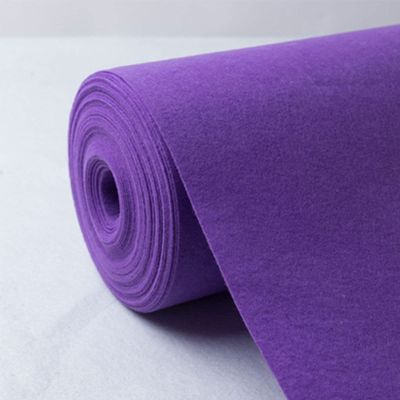 Purple Aisle Runner Event Carpet Wedding Rug, Wear-Resistant 2mm Runway Rugs Non-Slip Polyester Hallway Carpet Roll for Wedding Party Ceremony Walkway Decoration, Outdoor Accessorie (Size : 1x15m)