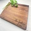 Personalized Cutting Board, Engraved Cutting Board, Couples Gift, Wedding Gift, Engagement Gift, Anniversary Gift, Cheese Board, 068 (Cherry, 14" x 11") view 1