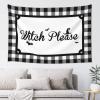 CakJuice Funny Kitchen Decor Witch Please Tapestry Bar Decor for Home Aesthetic Tapestry (Size : 100X150CM) view 1