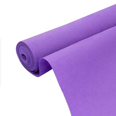Purple Aisle Runners for Weddings Carpet, Runner Runway Rug with 1 Piece Tape 2 mm Thick Polyester Aisle Runner Mat, Reception Rug Exhibition Carpet Disposable Rug (Size : 1x10m)