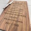 Personalized Cutting Board, Engraved Cutting Board, Mothers Day Gift, Happy Mothers Day, Family, 70th Birthday Gift, Memory Capsule, 195 (Maple, 11" x 6") view 1