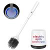 Ratolo Electric Toilet Brush,Silicone Toilet Brush,Toilet Bowl Brush and Holder Set with Ventilated Holder,Toilet Brush, Floor Standing, Wall Mounted Without DrillingRechargeable view 1