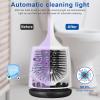 Ratolo Electric Toilet Brush,Silicone Toilet Brush,Toilet Bowl Brush and Holder Set with Ventilated Holder,Toilet Brush, Floor Standing, Wall Mounted Without DrillingRechargeable view 4