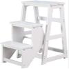 OKUOKA Chair Adult Step Stool for Adults Foldable Solid Wood,Multi Function Flip Entrance Shoe Bench,Small Step Staircase Seat Step Stool (Size : 77Cm) view 1