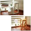 OKUOKA Chair Adult Step Stool for Adults Foldable Solid Wood,Multi Function Flip Entrance Shoe Bench,Small Step Staircase Seat Step Stool (Size : 77Cm) view 3