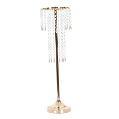 ZTHOME Rhinestone Floral Display Rack Centerpieces Flowers Holder Stand Stem Branch Desktop Flower Vase for Garden Wedding Drawer Yard Party - 20x58CM (Color : Silver, Size : 20x68CM)