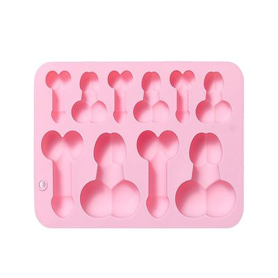 1 Pcs Silicone Prank Ice Cube Mold Tray for Ice Chilling Whiskey Cocktails Make Ice Blocks Ice Coffee Cubes Birthday Party DIY Mousse Chocolate Soap Cake Mould Tool S3