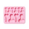 1 Pcs Silicone Prank Ice Cube Mold Tray for Ice Chilling Whiskey Cocktails Make Ice Blocks Ice Coffee Cubes Birthday Party DIY Mousse Chocolate Soap Cake Mould Tool S3 view 1