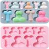 1 Pcs Silicone Prank Ice Cube Mold Tray for Ice Chilling Whiskey Cocktails Make Ice Blocks Ice Coffee Cubes Birthday Party DIY Mousse Chocolate Soap Cake Mould Tool S3 view 2