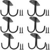 Black Metal Mugs Hooks Sets Under Cabinet, Coffee Cups Holder, Mugs Drying Racks, Bar Kitchen Utensils Hanger,Home Decor (Color : 6PCS) view 1