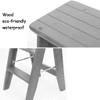 OKUOKA Step Stool Folding Chair for Step Ladder Stool/Ladder with 3 Steps Wooden Stair Chair Flower Sponge Seat 150 Kg Step Stool (Size : Black) view 3