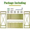 2 in 1 Hanging Gold Metal Wine Holder Double Tiers Shelf Gold Wall Mounted Wine Bottle Storage Rack for Kitchen Bar - 81x20x54cm view 4