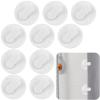 10 Pcs Shower Curtain Clips Self Adhesive Shower Curtain Clips Windproof Splash Clips Protect Clamp Clips Bathroom Curtain Weight Clip for Home view 1
