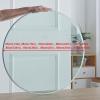 WORDFUN Table Top Tempered Glass Round, Round Glass Table Top Replacement, Waterproof Heat Resistants, Solid Glass, for Dining Coffee Dinner Glass Tops for Dining Room Table view 2