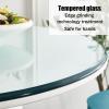 WORDFUN Table Top Tempered Glass Round, Round Glass Table Top Replacement, Waterproof Heat Resistants, Solid Glass, for Dining Coffee Dinner Glass Tops for Dining Room Table view 4