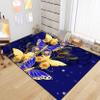 FJKJHKGJ Butterfly Rugs for Girls Bedroom Decor Butterfly Theme Floor Polyester Mats for Teen Girls Women, 3'4' view 1