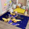 FJKJHKGJ Butterfly Rugs for Girls Bedroom Decor Butterfly Theme Floor Polyester Mats for Teen Girls Women, 3'4' view 2