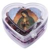 Libro Como Rezar El Rosario Catolico - How to Pray the Rosary Spanish, Rose Scented Our Lady of Guadalupe Rosary, Heart Case, The Lord's Prayer Card | How to Pray Pamphlet | 3 Items view 4