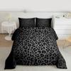 Feelyou Leopard Comforter Full Size Cheetah Print Comforter Set for Boys Girls Black Wild Animal Bedding Set Room Decor Safari Duvet Set 3Pcs Boys view 2