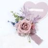 Cileruide Dusty Light Pink Wrist Corsage Boutonniere Rose Set for Wedding Bride Bridesmaid Groom Groomsmen Parents Pocket Flower Prom Homecoming Formal Dinner Father Daughter Dance (Dusty Pink Set) view 3