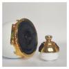 Arab Heat Preservation Kettle Home Hot Water Kettle Cold Water Kettle Glass Gallows Warm Kettle Iron Shell System Insulation Kettle (Color : Pearl White Golden, Size : 500ml) view 4
