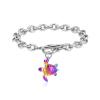 Urn Bracelet Cremation Bracelet for AshesCremation Jewelry Urn Bracelet for Ashes Stainless Steel Sea Turtle Cremation Keepsake Memorial Urn Bangle for Pet,Rose Gold,22cm view 2
