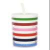 kate spade new york Acrylic Tumbler with Lid and Straw, 24 oz Tumbler, Slim Double Wall Tumbler, Adventure Stripe view 1