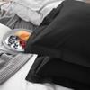 PURE ECO Pillow Shams Set of 2, Black Pillow Shams Standard 20X26 Soft Luxurious and Gorgeous 500 TC 100% Egyptian Cotton Pillow Sham 2 Piece view 3