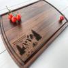 Personalized Cutting Board, Custom Cutting Board, Camping Cutting Board, Campfire, Tent, Camping Life, Rock Climbing, Rock Climber Gift, 246 (Walnut, 17" x 11") view 1