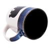 Wowser Blue Dipped Black Bear Mug, Novelty Drinkware, Rustic Kitchen Decor, 4.75 Inches view 3