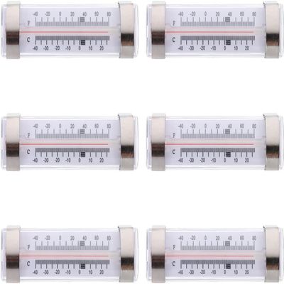 LL LLSW SHOP Refrigerator Thermometer Fridge Thermometer, Waterproof Kitchen Freezer Thermometers Cooler Thermometer, Monitoring Thermometers Refrigerator Line for Restaurant Supplies(6 Pack)