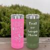 Customized Skinny Tumblers, Personalized Skinny Tumbler with Text or Image Upload, Slim Laser Engraved Custom Tumblr with Names or Custom Uploads (22oz Skinny) view 3