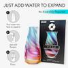 MODGY Expandable Flower Vase, Plastic Decorative Modern Foldable Printed Vases for Centerpieces for Wedding, Dining Table, Home Decor, Living Room, Bathroom, Office, Rize, 2 Pack view 4