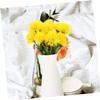 Parliky 15pcs Lifelike Dandelion Faux Flowers for Home Decor Elegant Artificial Dandelion Adornments for Wedding and Party Arrangements Yellow Simulated Flower Props view 4