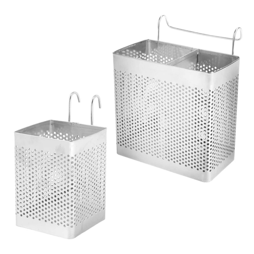 Cabilock Organizer Hanging Steel Utensil Storage Chopstick Holder Storage Kitchen Rack