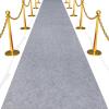 Wedding Ceremony Aisle Floor Runner Rug, Outdoor Luxury Aisle Runner Carpet, Indoor Roadway Runway Aisle Runner, Polyester Fabric view 2