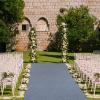 Gray Aisle Runners for Outdoor Weddings, Party Runner Rug, Walkway Rug Indoor Decorations, Carpet Runner Runway Rug view 2