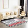 Baseball Rugs for Living Room Bedroom Boys Ball Sports Theme Living Room Rugs for Bedroom Kids Teens Baseball Games Lover Decorative Carpet Gray Floor Mat view 2