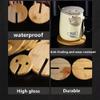 8pcs/Set Kitchen Trivet Mat, Splicable 3D Elephant Placemat Potholder, Heat Resistance, Creative Bamboo Hot Pads Trivet, for Hot Dishes Pot Bowl Teapot Hot Pot, 3D Elephant Home Decoration view 4