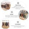 1set Coffee Beans Display Rack with Clear Glass Bottles and Test Tube Storage Stylish Organization for Tea and Beans Home and Kitchen Clear Tube Glass Bottle view 4