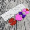 2023 Diamond Heart Bow Bowknot Silicone Sugarcraft Mold Resin Tools Baking Mould Fondant Cake Decorating Tools Handmade Mold view 2