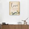 1 Corinthians 13 4-8 Love is Patient Kind Bible Verse Poster Printing Living Room Decor Ideas Painting Canvas Set Vertical Pictures Giclee Prints (08x12inch(20x30cm),Unframed) view 4