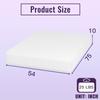 PayLessHere 10 Inch Bamboo Charcoal Gel Memory Foam Mattress CertiPUR-US Certified Removable Soft Cover Full mattresses for Bed Frame, Bunk Bed, Trundle, Daybed,White view 2