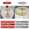 AHUAWA Cylinder Stands for Party 3Pcs Round Pedestal Stand Foldable Cardboard Columns Cylinder Tables for Parties Baby Shower Birthday Wedding Pillars Display Decoration view 3