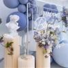 AHUAWA Cylinder Stands for Party 3Pcs Round Pedestal Stand Foldable Cardboard Columns Cylinder Tables for Parties Baby Shower Birthday Wedding Pillars Display Decoration view 4