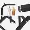 AZHANGYB Clothes Rack with Shelf, Free-Standing Garment Rack for Hanging Clothes, Coat Rack, Small Metal Clothes Rack Heavy Duty, Industrial Clothing Rack (1m) view 3