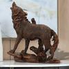 ZTHOME Wild Wolf Totem Decorative StatueResin Modern Art Sculpture Domineering Home Living Room Outdoor Garden Statue view 4